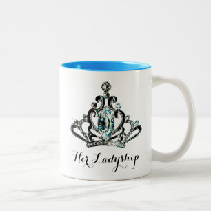 Caneca De Café Em Dois Tons Do "caneca da tiara SEU LADYSHIP"