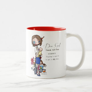 Caneca De Café Em Dois Tons Do "caneca de café caro DEUS"