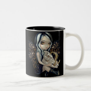 Caneca De Café Em Dois Tons Do "caneca do crânio Babirusa"