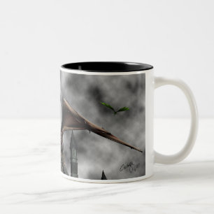 Caneca De Café Em Dois Tons Do "caneca dos guardiães castelo"