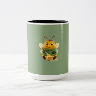 Caneca De Café Em Dois Tons Doce Casa de Bumblebee Baker 3D Cartoon Fofo Two-T