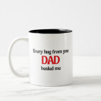 Caneca De Café Em Dois Tons Doce Pai Coffee Mug