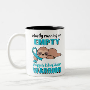 Caneca De Café Em Dois Tons Doença Renal Poliquística Engraçada Ofertas de