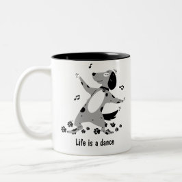 CANECA DE CAFÉ EM DOIS TONS DOG LOVER