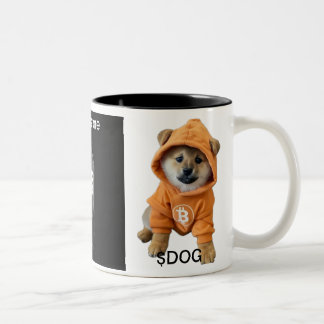 Caneca De Café Em Dois Tons $DOG / Runestone Mug