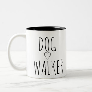 CANECA DE CAFÉ EM DOIS TONS DOG WALKER