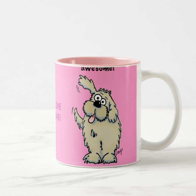 CANECA DE CAFÉ EM DOIS TONS DOGGONE IMPRESSIONANTE! (Direita)