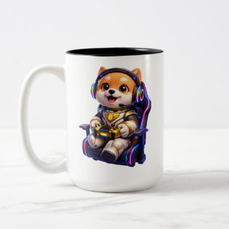 Caneca De Café Em Dois Tons DOGI - Doges de Impacto Global Babete