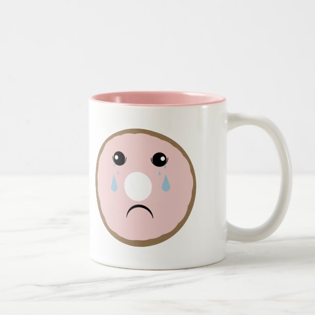 Caneca De Café Em Dois Tons Dói a Rosquinha versão 1 Mug (Direita)