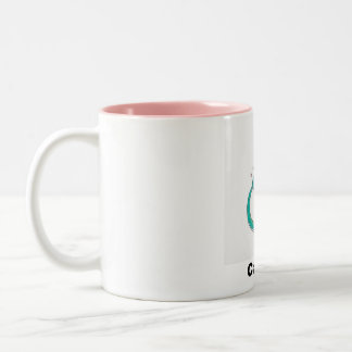 Caneca De Café Em Dois Tons Dois Gatos No Amor Ilustração Mug