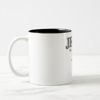 Caneca De Café Em Dois Tons Dois tons de copo - Jesus é isso que está acontece