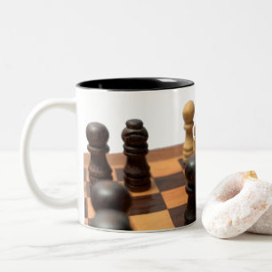 Caneca De Café Em Dois Tons Dois tons Mug Chess