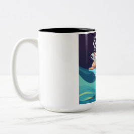 Caneca De Café Em Dois Tons Dolphin Mug
