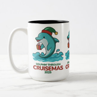 Caneca De Café Em Dois Tons Dolphin’ Through Cruisemas 2025