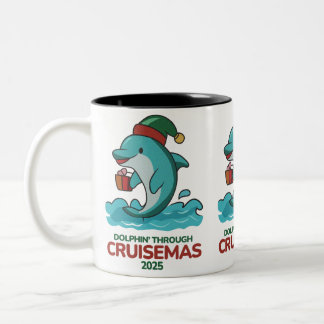 Caneca De Café Em Dois Tons Dolphin’ Through Cruisemas 2025