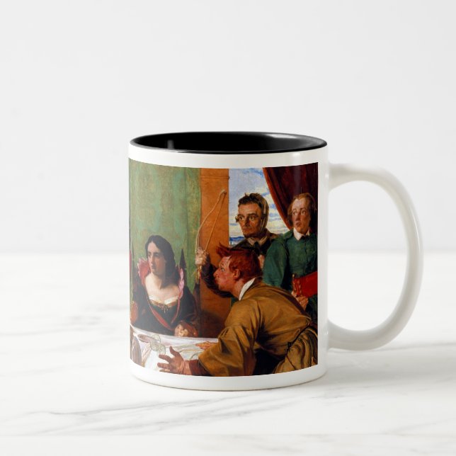 Caneca De Café Em Dois Tons Domesticar do Shrew (Direita)