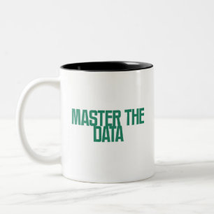 Caneca De Café Em Dois Tons Domine os Dados   Profissional Especialista em Aná