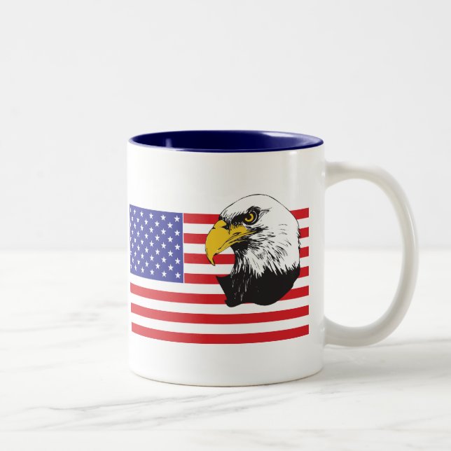 Caneca De Café Em Dois Tons Donald Trump (Direita)
