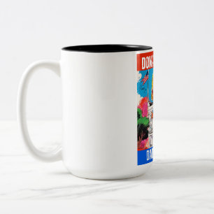 CANECA DE CAFÉ EM DOIS TONS DONALD TRUMP - PAI HOME