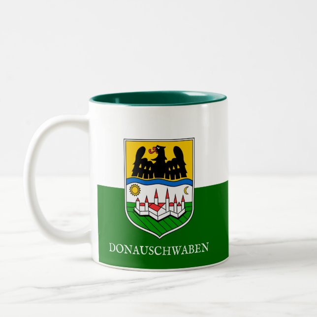 Caneca De Café Em Dois Tons Donauschwaben Mug (Esquerda)