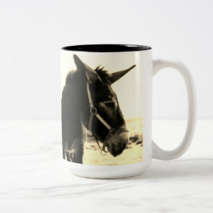 Caneca De Café Em Dois Tons Donkey