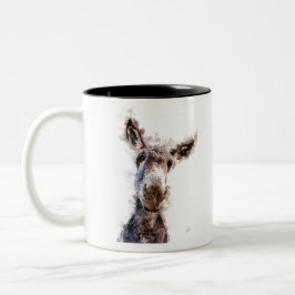 Caneca De Café Em Dois Tons Donkey