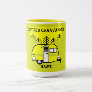 Caneca De Café Em Dois Tons Dons de Arte Caravana Reformados Adoram Minha Cara