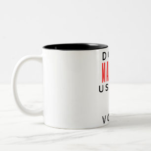 Caneca De Café Em Dois Tons Don't Make Me Use My HR Voice 2