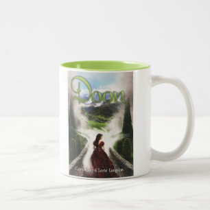 Caneca De Café Em Dois Tons Doon: Mantenha a calma e cruze a ponte