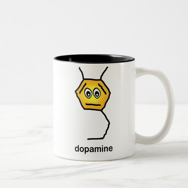Caneca De Café Em Dois Tons Dopamina Mug (Direita)