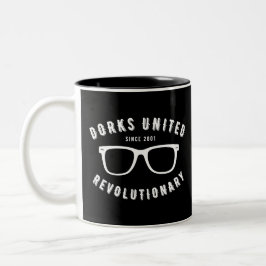 Caneca De Café Em Dois Tons DORKS United Revolutited Coffee Mug