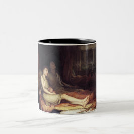 Caneca De Café Em Dois Tons Dormir e Morte de Meio Irmão (Grief)