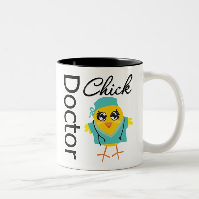 Caneca De Café Em Dois Tons Doutor Pintinho (Direita)