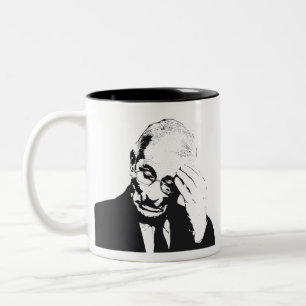 Caneca De Café Em Dois Tons Dr. Fauci Facepalm