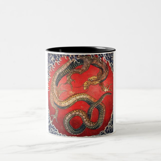Caneca De Café Em Dois Tons Dragão (Centro)