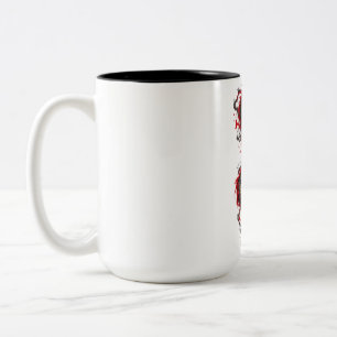 Caneca De Café Em Dois Tons Dragão Chinês – Nunca Desista