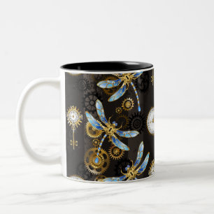 Caneca De Café Em Dois Tons Dragões-do-galho-do-mar