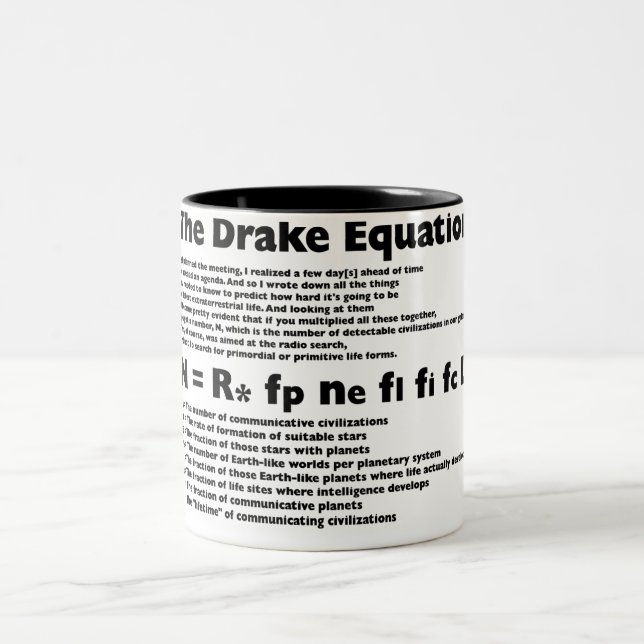 Caneca De Café Em Dois Tons Drake_Equation (Centro)
