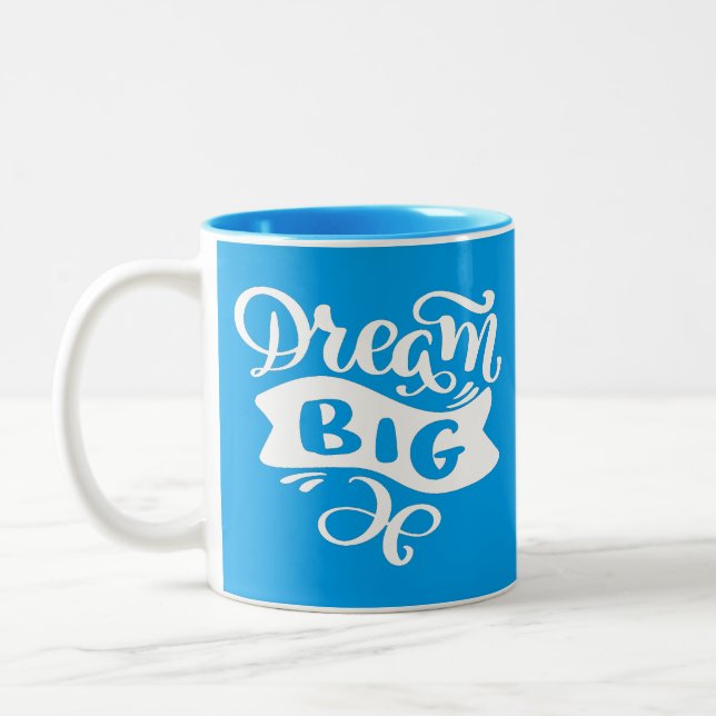 Caneca De Café Em Dois Tons Dream Big (Esquerda)
