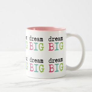 Caneca De Café Em Dois Tons Dream Big