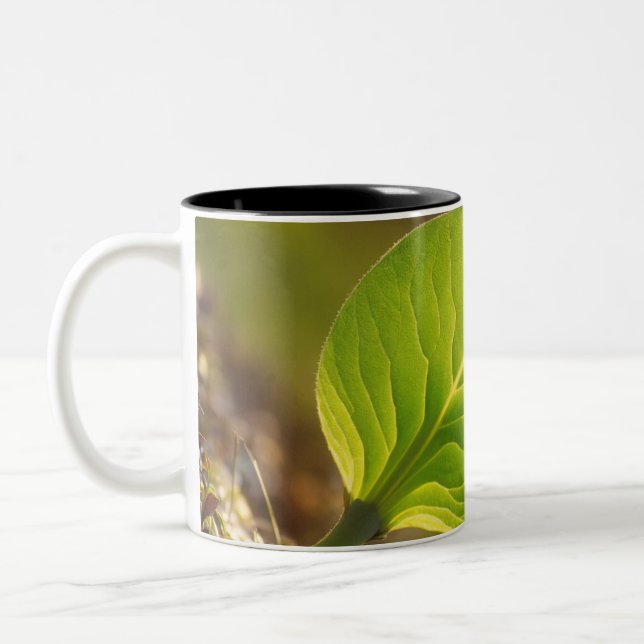 Caneca De Café Em Dois Tons Dreamy Leaf Mug (Esquerda)