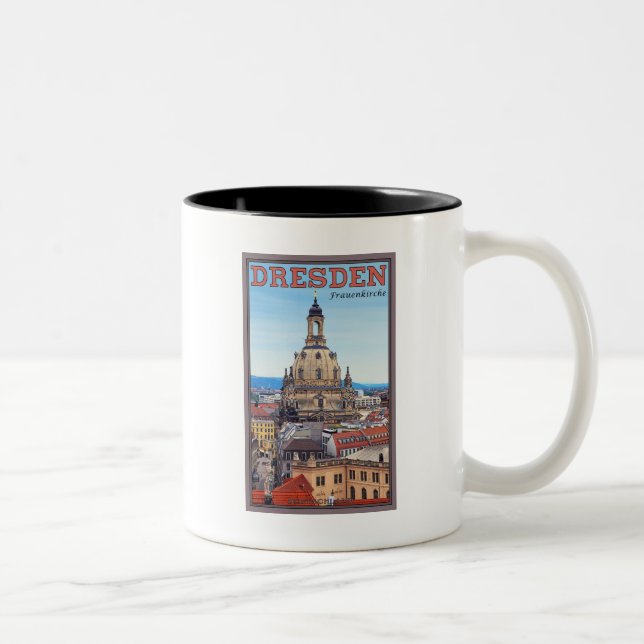 Caneca De Café Em Dois Tons Dresden - Frauenkirche (Direita)