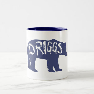 Caneca De Café Em Dois Tons Driggs Idaho Bear