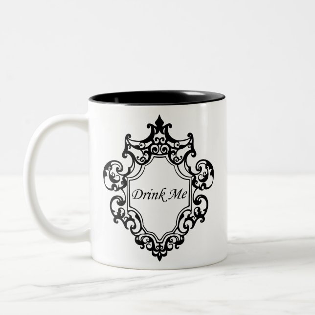Caneca De Café Em Dois Tons Drink Me! (Esquerda)