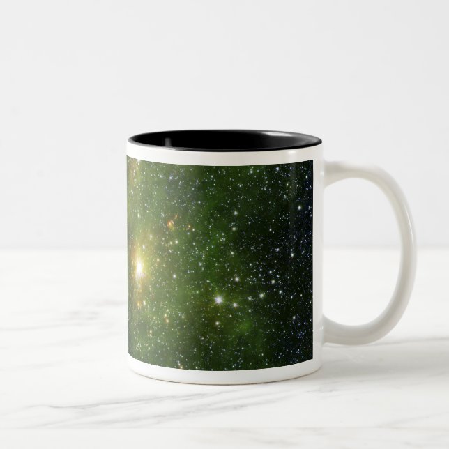 Caneca De Café Em Dois Tons Duas estrelas extremamente brilhantes (Direita)