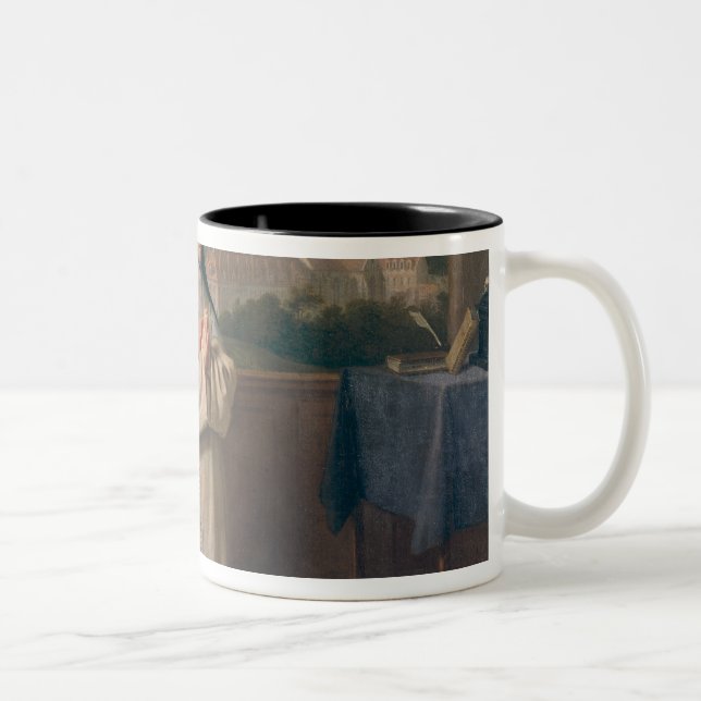 Caneca De Café Em Dois Tons Duas freiras (Direita)