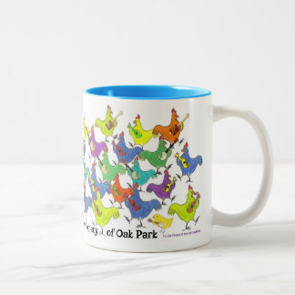 Caneca De Café Em Dois Tons Duas Tone MUG Free Range Ukulele Society