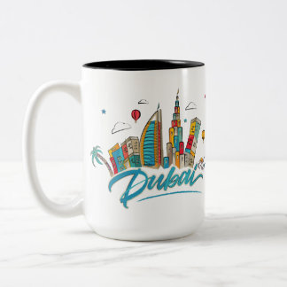 Caneca De Café Em Dois Tons dubai