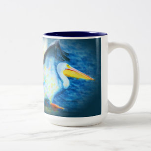 Caneca De Café Em Dois Tons duo pelicans 19r mug