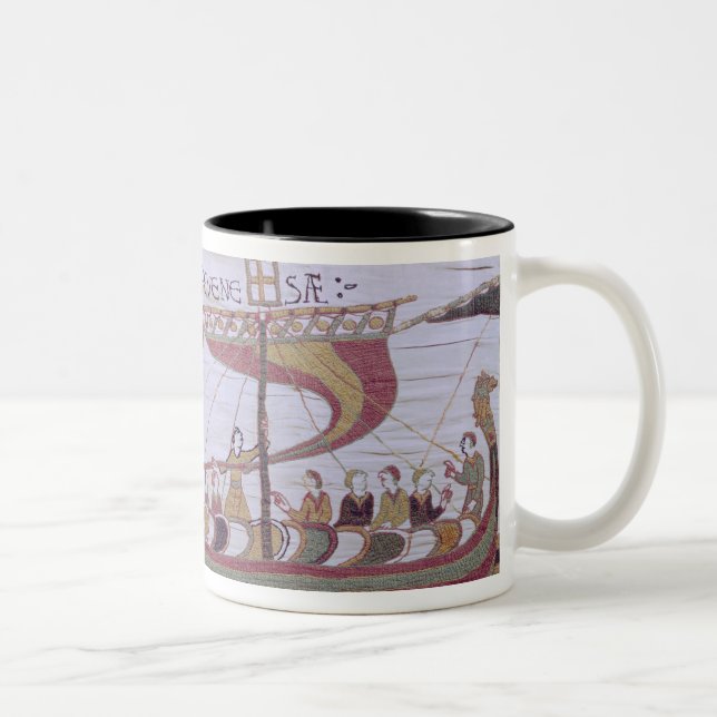 Caneca De Café Em Dois Tons Duque William e sua frota (Direita)